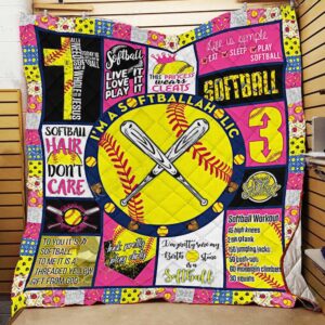 I M A Softballaholic Quilt V070801  Quilt